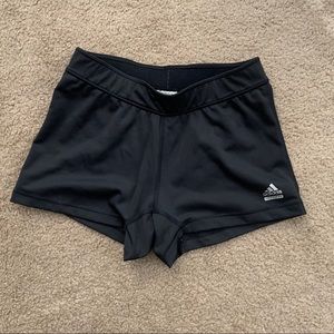 Black Addidas Spandex Shorts
